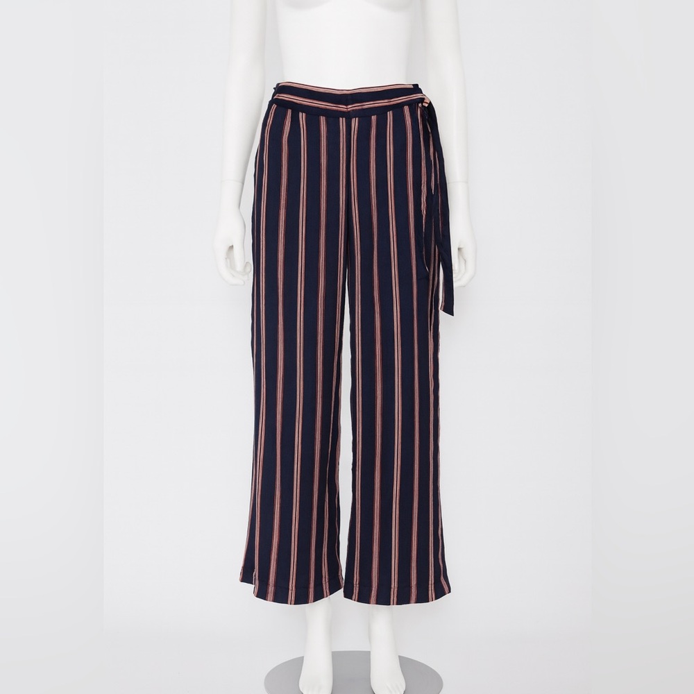 Striped Wide Legged Soft Pants